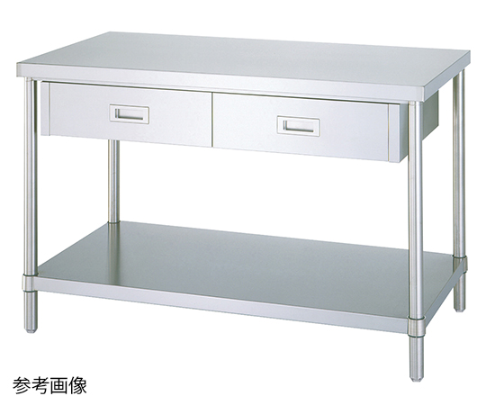 Bàn làm việc bằng thép không gỉ 600 x 1200 x 800mm Shinko Co., Ltd WDB-12060